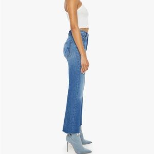 MOTHER Blue Flare Wide Leg Jeans